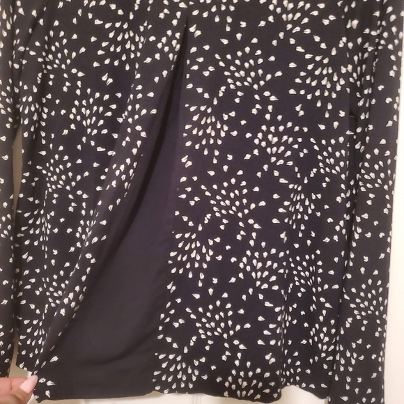 J. Jill Wearever Collection size XS Cardigan Travel Knit Stretch Jacket Black - Picture 4 of 7